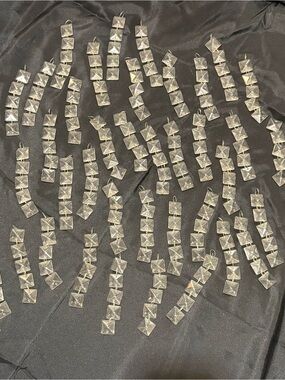 42 Vintage Cut Glass Chandelier Strands